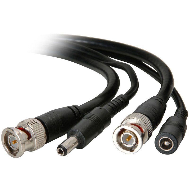 thumbnail image 2 of 6-Pack 100ft BNC Video Power Combo Cables For CCTV Security Cameras - Extension Cord 2 of 5